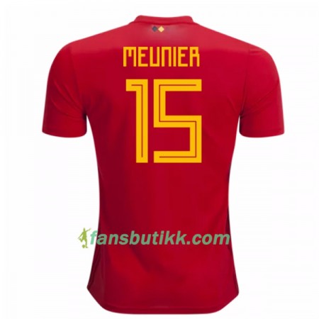 Fotball-VM 2018 Belgia drakt Meunier 15 Hjemmetrøye